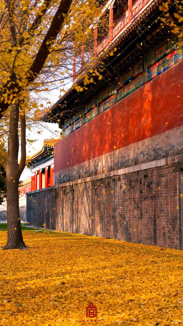 转发收藏！故宫初冬鎏金壁纸上新了