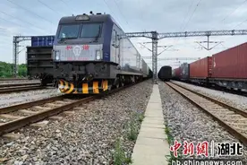武汉接连开出两趟货运班列 充分释放铁路运能图片