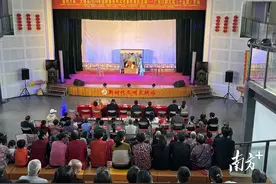 大埔县2024年迎新春系列文化惠民演出活动——广东汉剧大戏《十五贯》专场在百侯镇举行图片