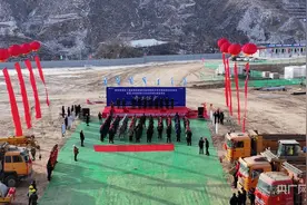 国内最大电化学储能项目在甘肃庆阳开工建设图片