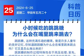 钦州科普日历丨小时候吃的跳跳糖，为什么会在嘴里跳来跳去？图片
