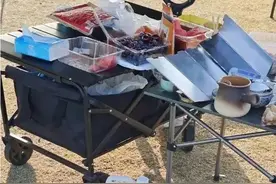 轰！露营时突然爆燃，一家三口被烧伤图片