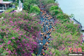 海内外逾2万名选手奔跑在广东肇庆图片