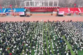 济源一中举行2021级百日誓师动员大会图片