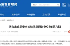 山东省烟台市食品安全抽检信息通告2024年第八期图片