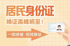 注意！你的身份证可能到期了！如何换证，一图了解图片