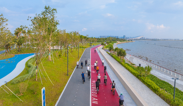 全民健身、追风看海！滨海湾邀您“骑”迎十五运