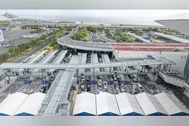 港珠澳大桥珠海公路口岸第一季度客流车流同创历史同期新高图片
