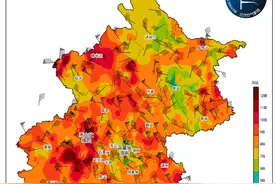 北京13区出现10级以上阵风，当前至下午是北风最强时段图片
