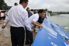 全国“放鱼日”｜江川向星云湖投放珍稀濒危土著鱼28万尾图片