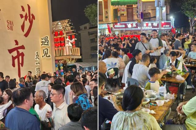 双节期间，荆州五一路文创市集好火爆
