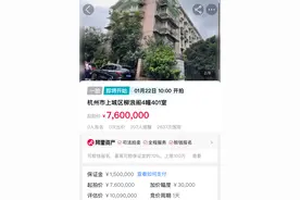 离西湖边直线距离200多米，这套大户型法拍房会被争抢吗图片