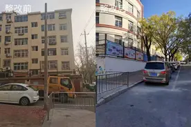 文明青岛随手拍｜废弃电线杆占道又危险，多单位协作放倒“巨无霸”图片