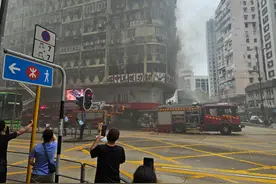 香港佐敦道大厦火灾死亡人数数增至5人，李家超：极度哀痛图片
