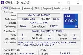 i9-14900KF超频冲至9.12GHz图片