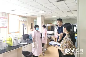 淄博市中心血站开展“中秋、国庆”节前安全生产大检查图片