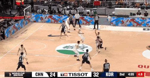 开门黑！疯狂追分无果，中国男篮惜败韩国队