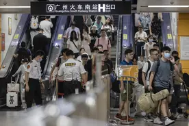 多图直击！返程高峰来袭，广州地铁多个车站限流图片