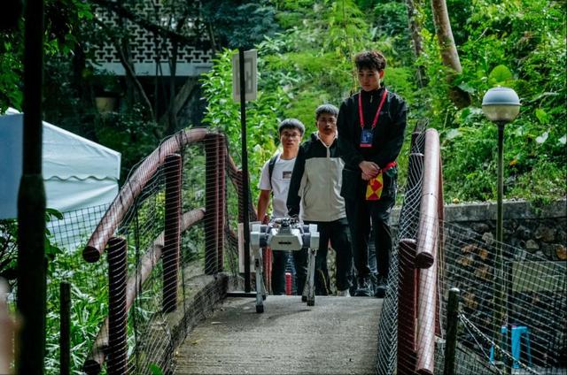 机器人集体到香港户外极限挑战，狗比人强