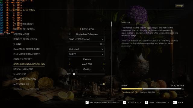 《四海兄弟：故乡》PC性能测试 RTX 4090已跪