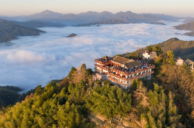 福地怀化·风物季｜云海流金醉洪江——洪江区密岩尖观日出掠影