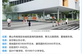 新增超5000个学位！南海多所新改扩建学校刷新进度条图片