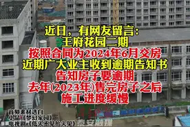 #泰安王府花园二期逾期交房 ？岱岳区住建局：泰安大汶口旅游置业制定严格计划，确保2024年12月31日之前交图片