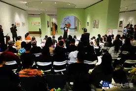 画意中聆听，美术馆之夜举办“花枝春满·弦乐四重奏音乐会”图片