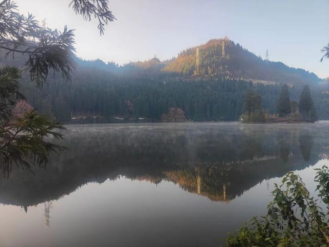 普安山川风物 || 南山湖晨曦