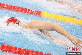 2024年世界泳联游泳世界杯（上海站）：中国选手潘展乐夺得男子100米自由泳银牌图片