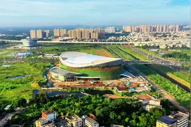 瞰海南 | 海口五源河体育馆预计月底基本完工 可容纳1.8万名观众图片