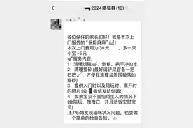 假期宠物上门喂养服务火爆，有人8天能赚5000元图片