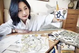 把橡皮刻成诗的女匠人图片