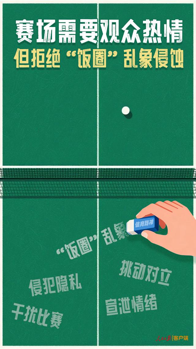 人民日报：赛场拒绝“饭圈”乱象侵蚀