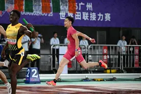 （体育）田径——世界接力赛：中国队混合4X100米晋级决赛(2)图片
