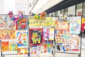 万象更新 童心送福——淮北市首府实验小学举办美术展图片