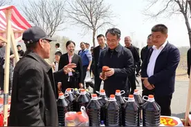惠民县委书记王玮到大年陈镇桃花赏鉴会调研指导工作图片