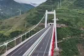 免费通行！沿江高速宁南枢纽互通至石梨互通段试通车，凉山宁南首通高速图片