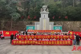 衡山县观湘学校：党团共建缅怀先烈 铭记历史不忘初心图片