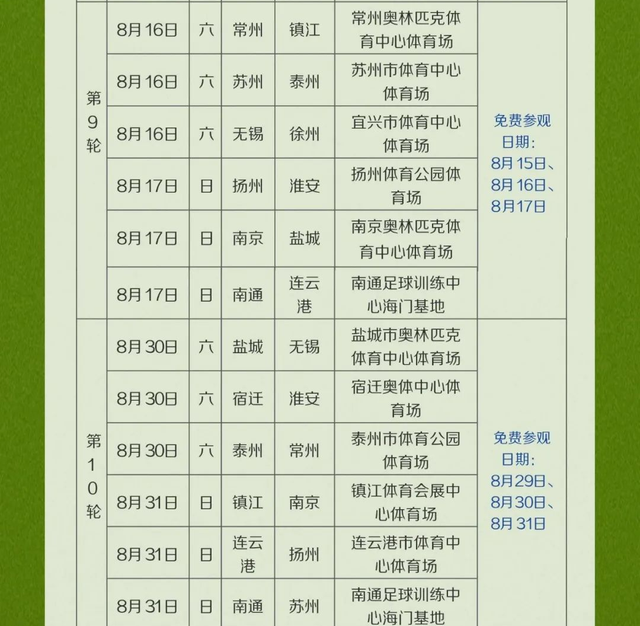 “苏超”南京VS盐城开赛在即！免费景区游来了！