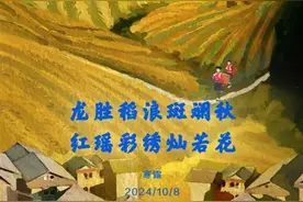 寒露｜龙胜稻浪斑斓秋，红瑶彩绣灿若花图片