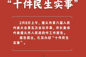 图解两会｜@遵义人，2025年遵义将办好这十件民生实事图片