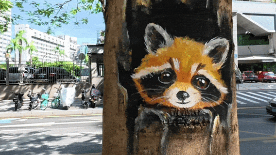 偶遇哪吒！在街头，掉进童话世界啦！