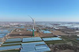 风起电涌 向“绿”而行 ——华润饶阳100兆瓦保障性风电场项目建设现场见闻图片