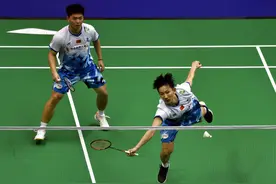 香港羽毛球公开赛：黄荻/周昊东淘汰男双头号种子图片
