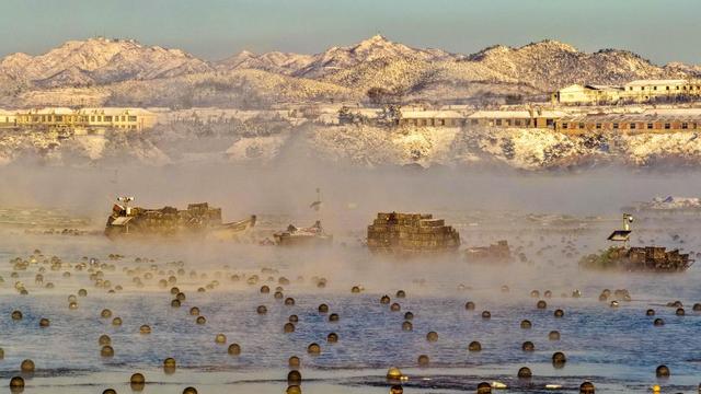 绝美！雪后荣成海湾上演“海浩”盛景