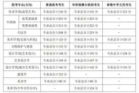 已出分，今起可查！中央美院2025本科校考合格线发布图片