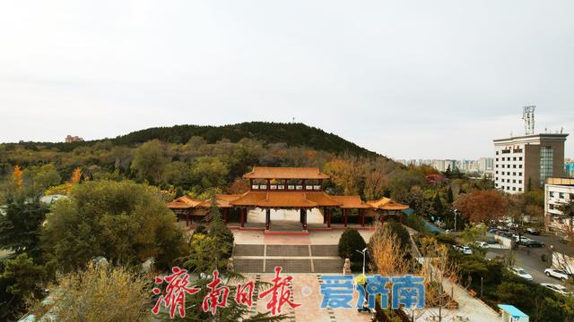 一年四季 泉在济南丨鲍山公园初冬限定美景 层林尽染如铺展天然画卷