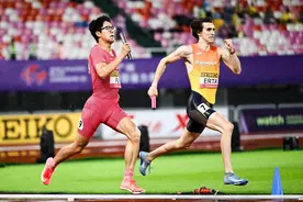 打破国家纪录直通东京世锦赛！中国男子4X400米……图片