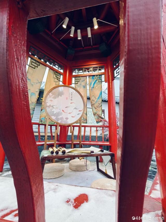 装饰一新的济南曲水亭，新添一打卡地